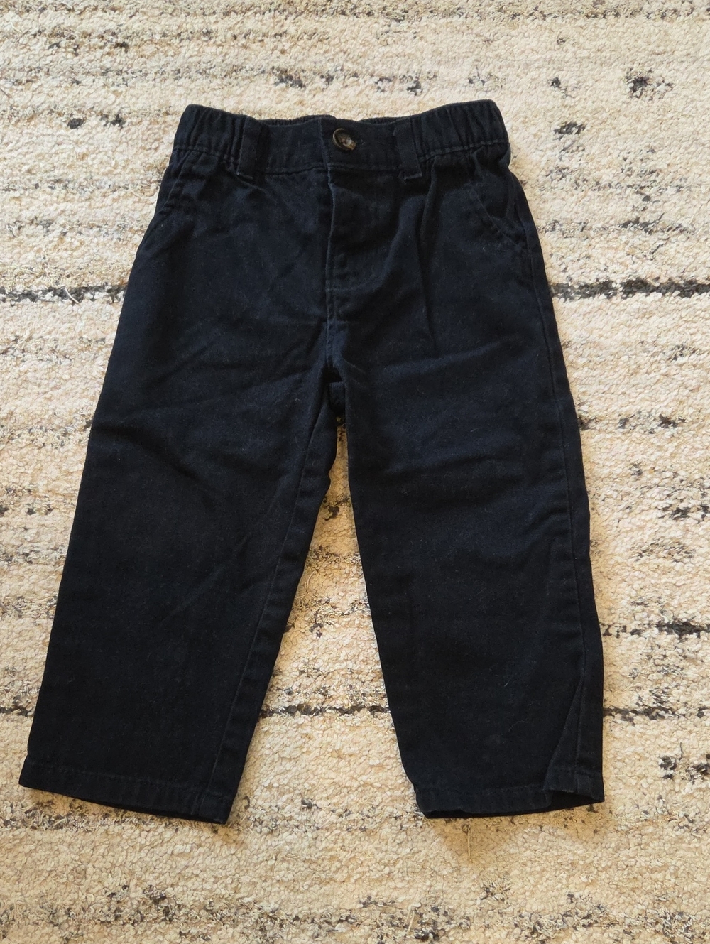 Carter's Black Khaki Pants Size 18 Months
